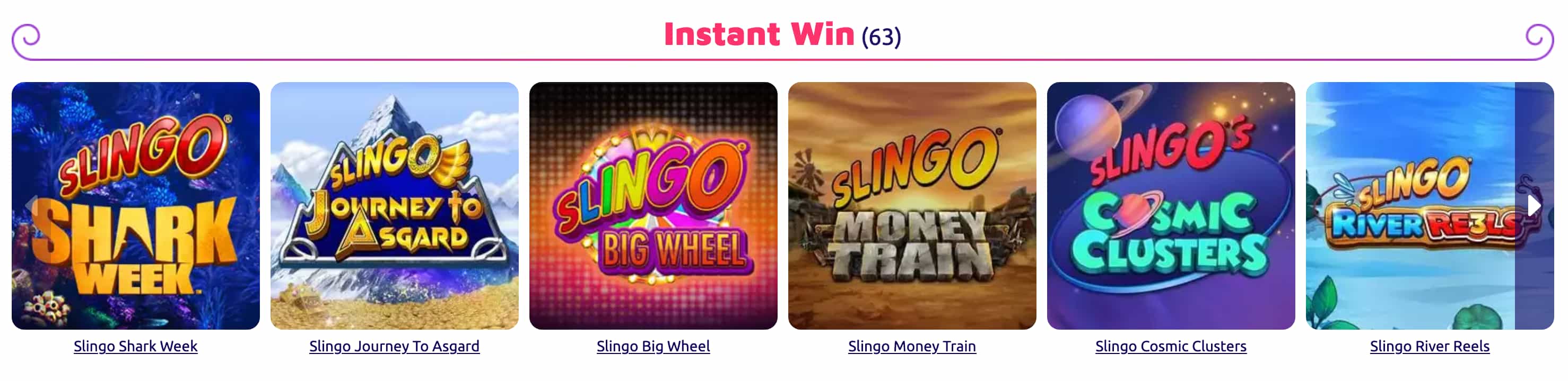 Illustration of the Spin Genie Ontario online slots library with Megaways and jackpot sections